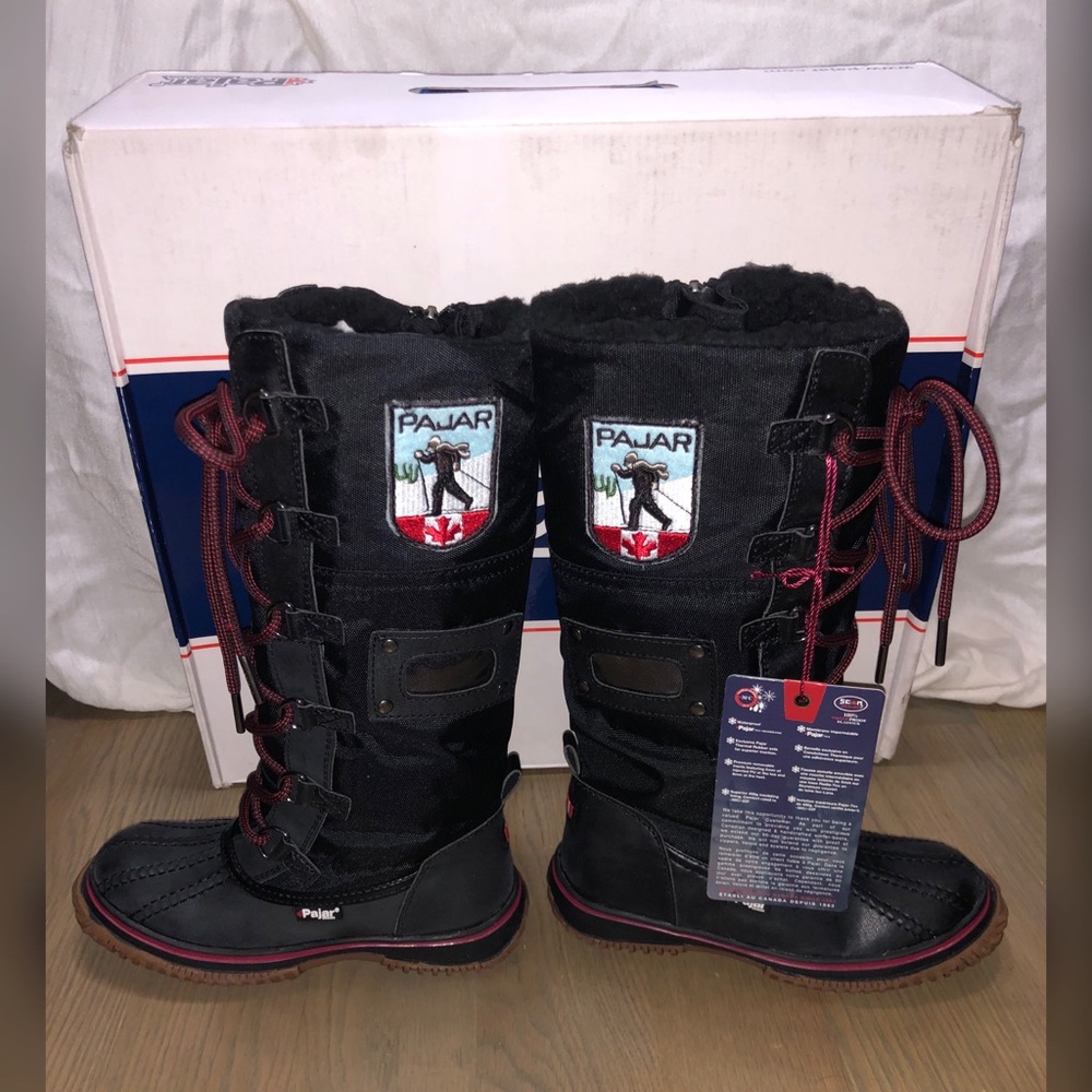 NEW Pajar Zip Grip Zip Black WaterProof Snow Boots